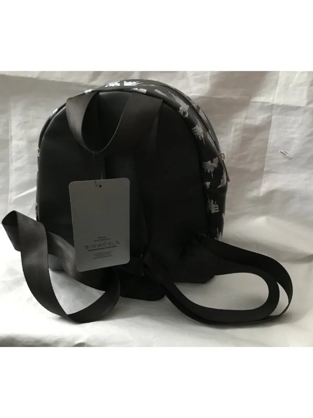 Disney 100 Years of Wonder Mini Backpack Bioworld Black Iridescent Castle Bag